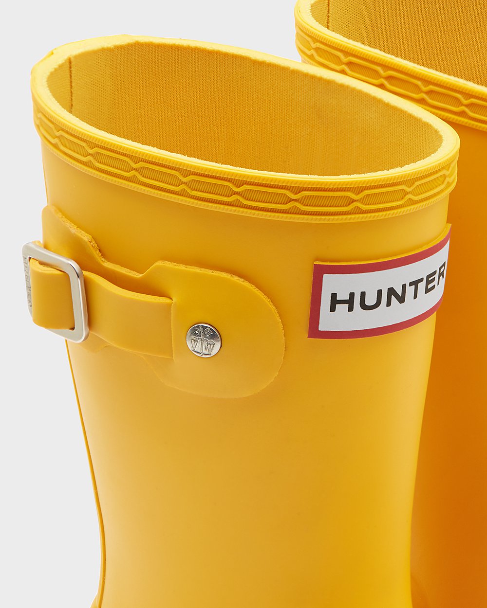 Hunter Original Little Rain Boots - Discount Kids Yellow - CTBIHN173